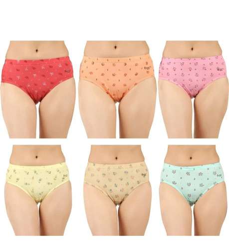 Ladies Pink Cotton Brief