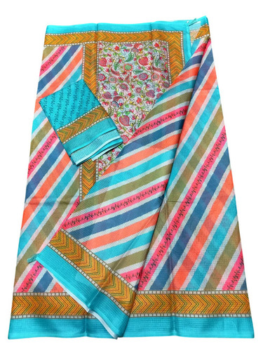 Lehariya Soft Kota Silk Saree