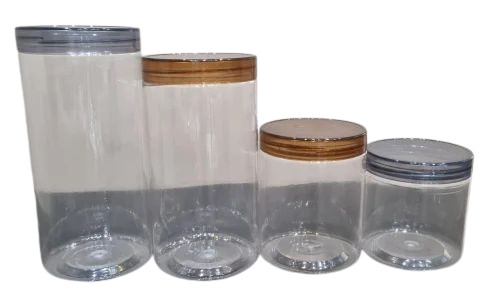 Screw Transparent Pet Container