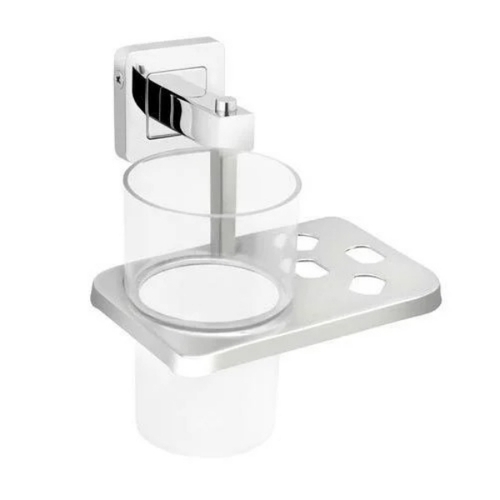 Silver Bathroom Ss Toothbrush Holder