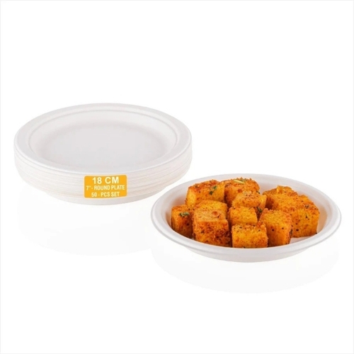 7 Inch Round Disposable Plates