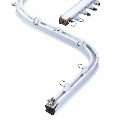 Bendable Curved Aluminum Curtain Track Flexi