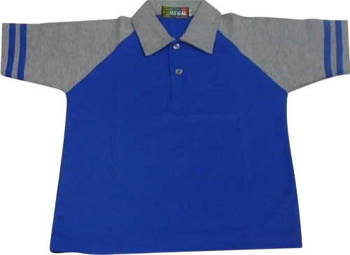 Blue Half Sleeves T Shirt