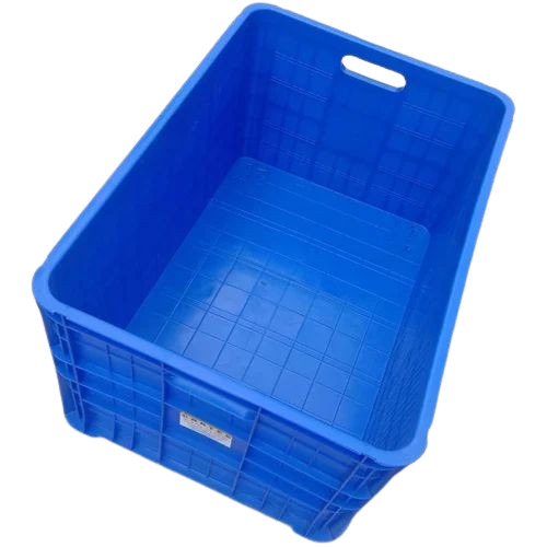 Blue Industrial Plastic Crate
