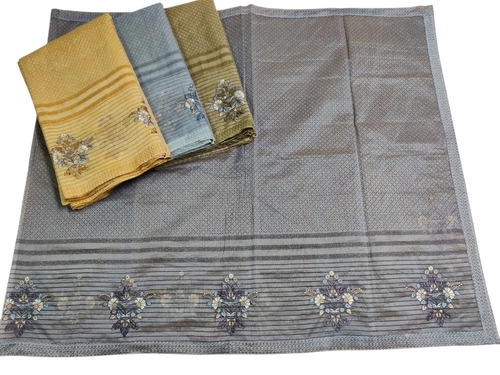 Different Color Supernet Saree