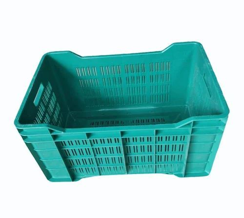 Green Industrial Plastic Crate