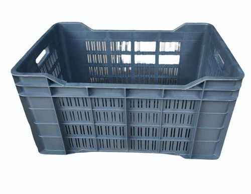 Grey Industrial Plastic Crate