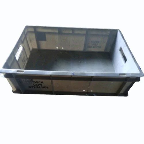 Grey Plastic Storage Bin