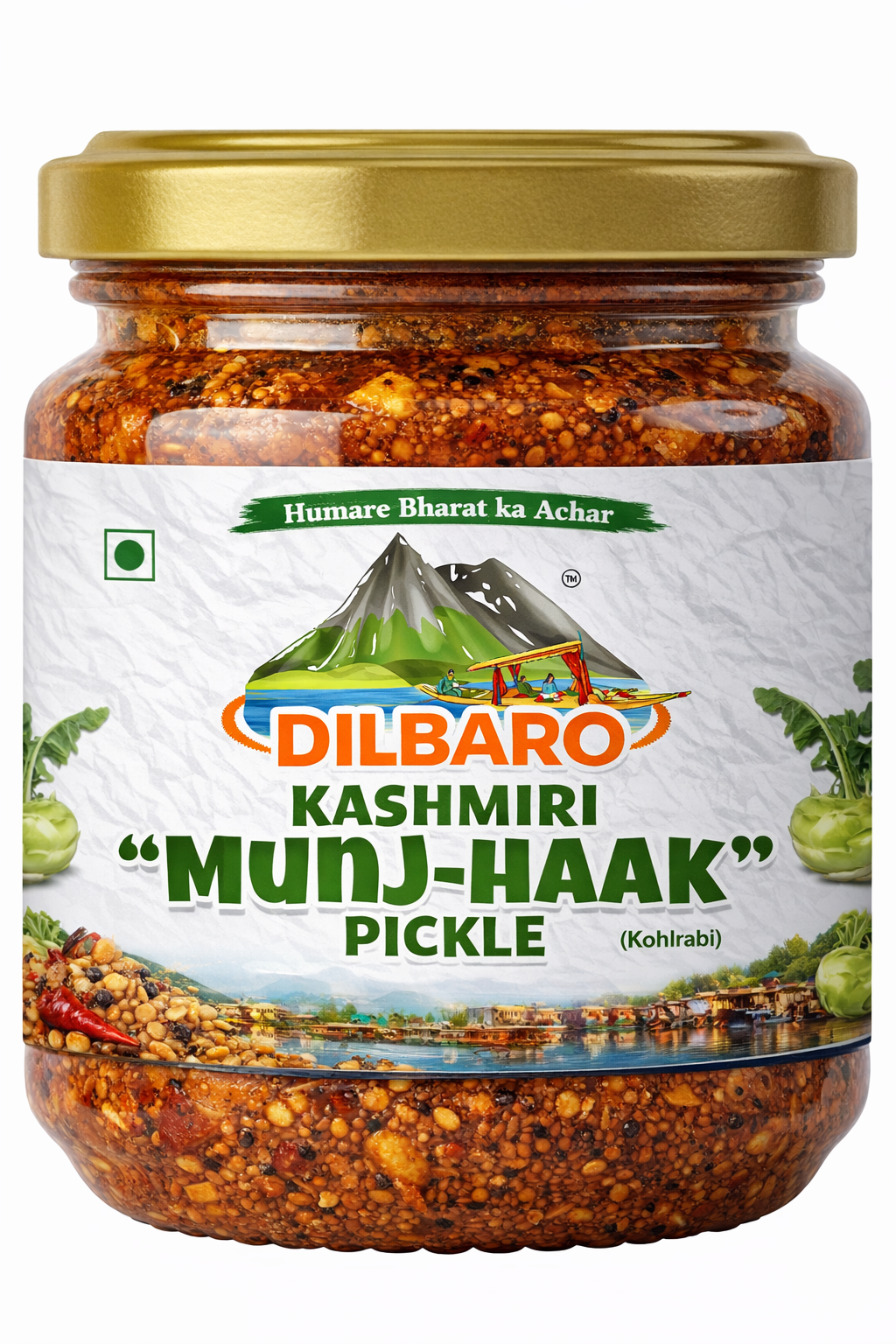 Kashmiri Munj-Haak (Kohlrabi) Pickle