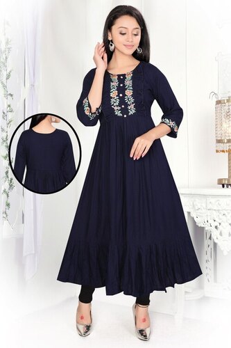 Ladies Cotton Long Kurti