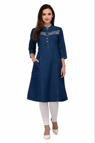Ladies Denim Kurti