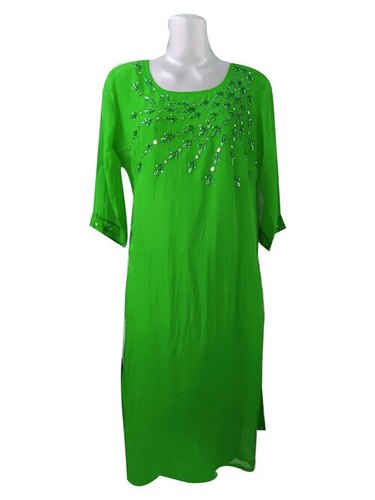 Ladies Green Georgette Kurti