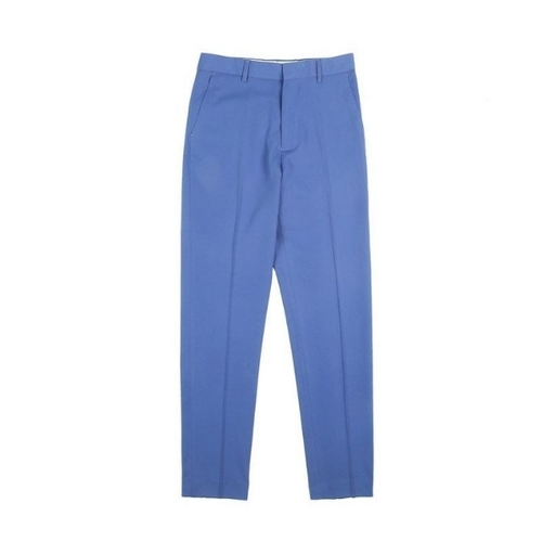 Men Blue Cotton Pants