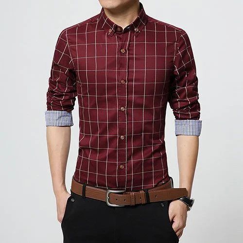 Mens Check Shirt