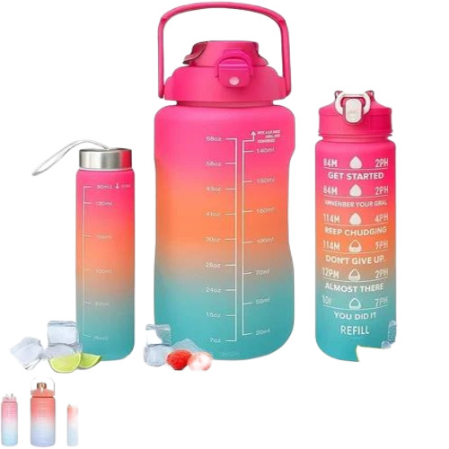 Motivational Water Bottle Set Of 3