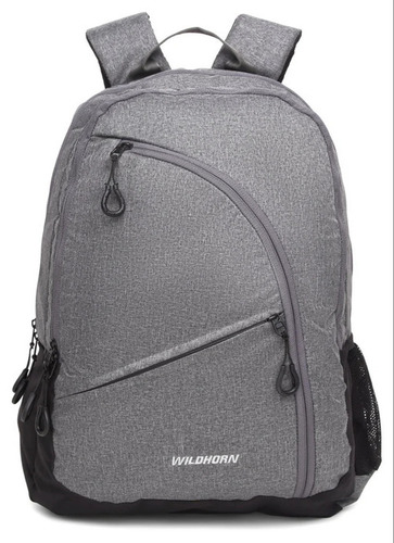 Polyester Grey Travel Backpack