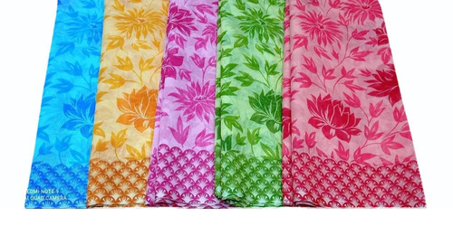 Supernet Printed Saree - Color: Multicolor