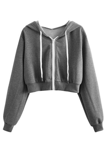 Womens Cropped Hoodie