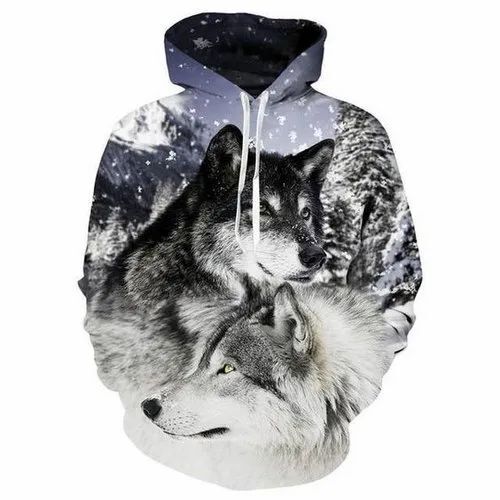 Womens Digital Printed Hoodie