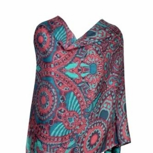 70 Cms X 200 Cms Ladies Printed Stole