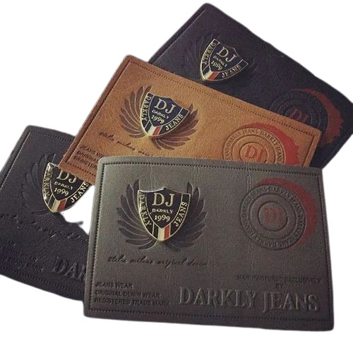 Denim Jeans Patch - PU Rectangle, Multicolor Printed | Eco Friendly, Lightweight, Water Resistant, Matt Finish