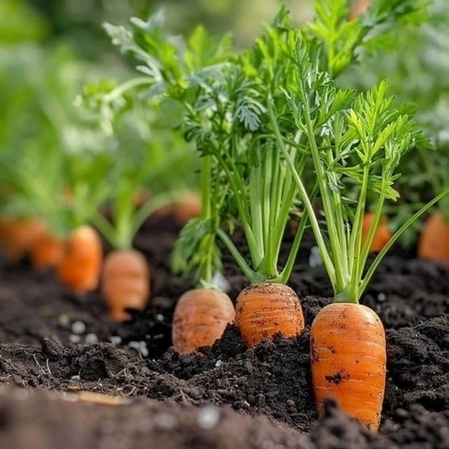 Fresh Carrot - Round Shape, 1 Week Shelf Life | Nutrient Rich, Organic, Sweet Flavor, Juicy Roots