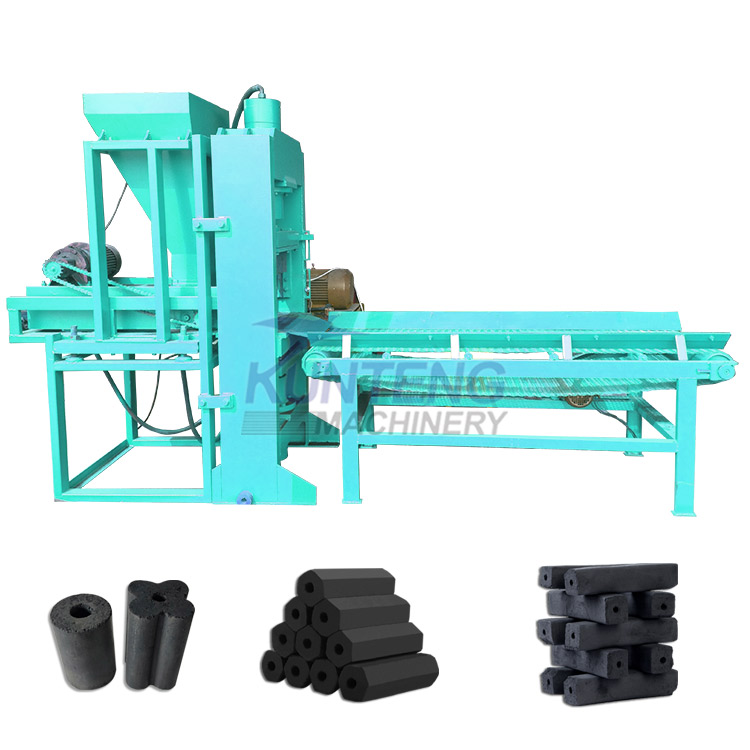 Hydraulic Polygonal Charcoal Coconut Shell Coal Briquetting Machine - Briquette Size: Customized