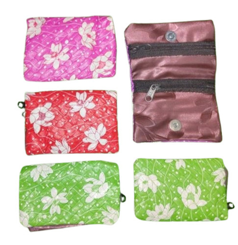 Ladies Floral Print Hand Pouch Purse