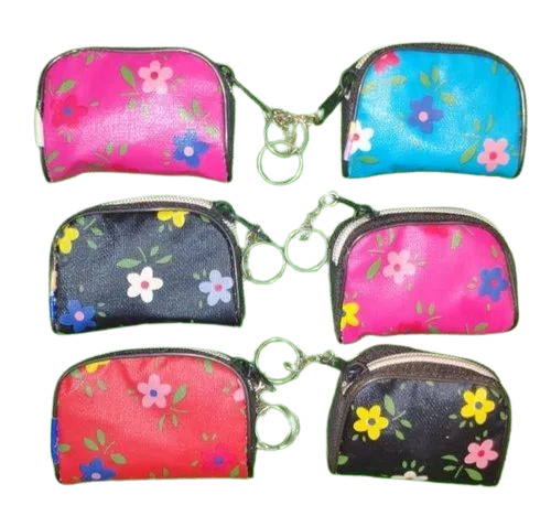 Ladies Printed Colored Hand Pouch Purse