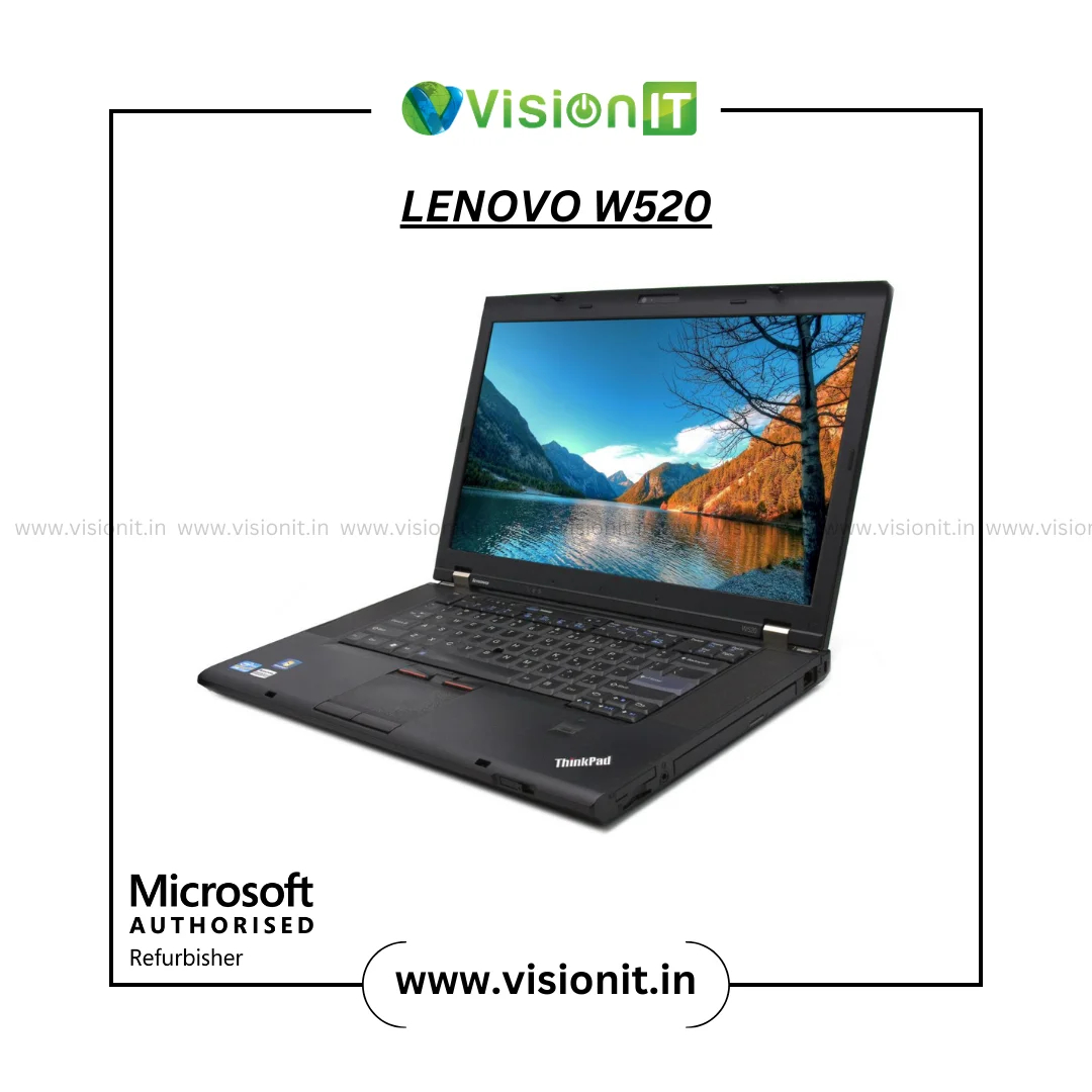 Lenovo ThinkPad W520 Core i7 2720QM 16GB RAM 512GB SSD 15.6-inch Refurbished Laptop Win11 Pro