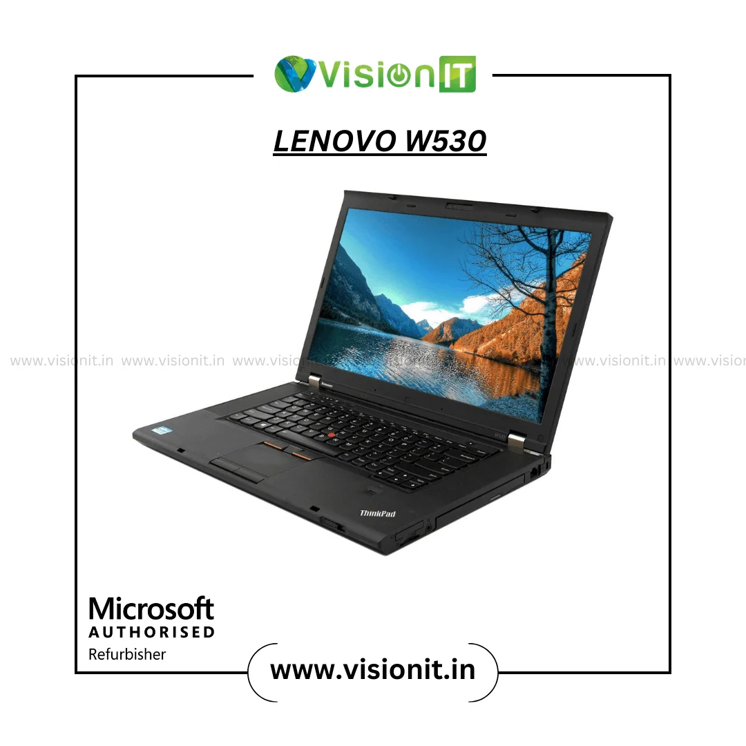 Lenovo ThinkPad W530 Core i7 3720QM 8GB RAM 256GB SSD 15.6-inch Refurbished Laptop Win11 Pro