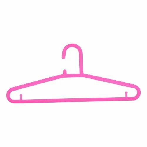 Pink Plastic Garment Hanger