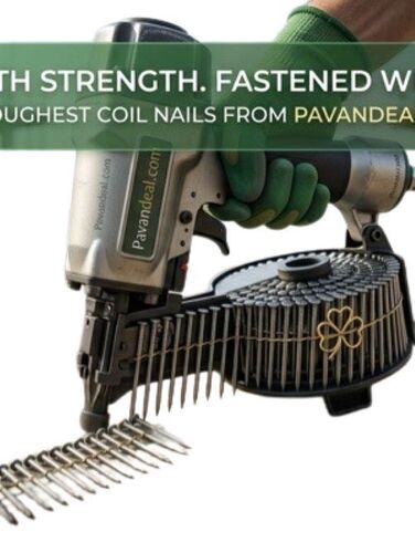 Pneumatic Coil Siding Nailer