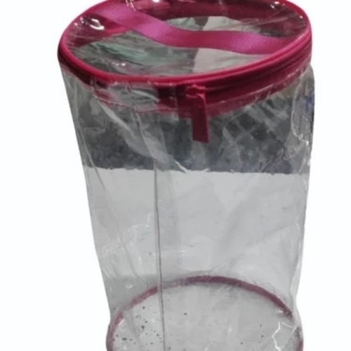 Pvc Round Zipper Pouch
