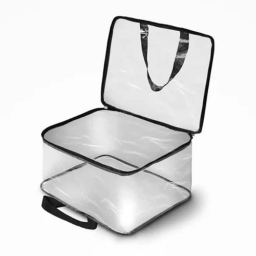 Pvc Zipper Plain Blanket Bag