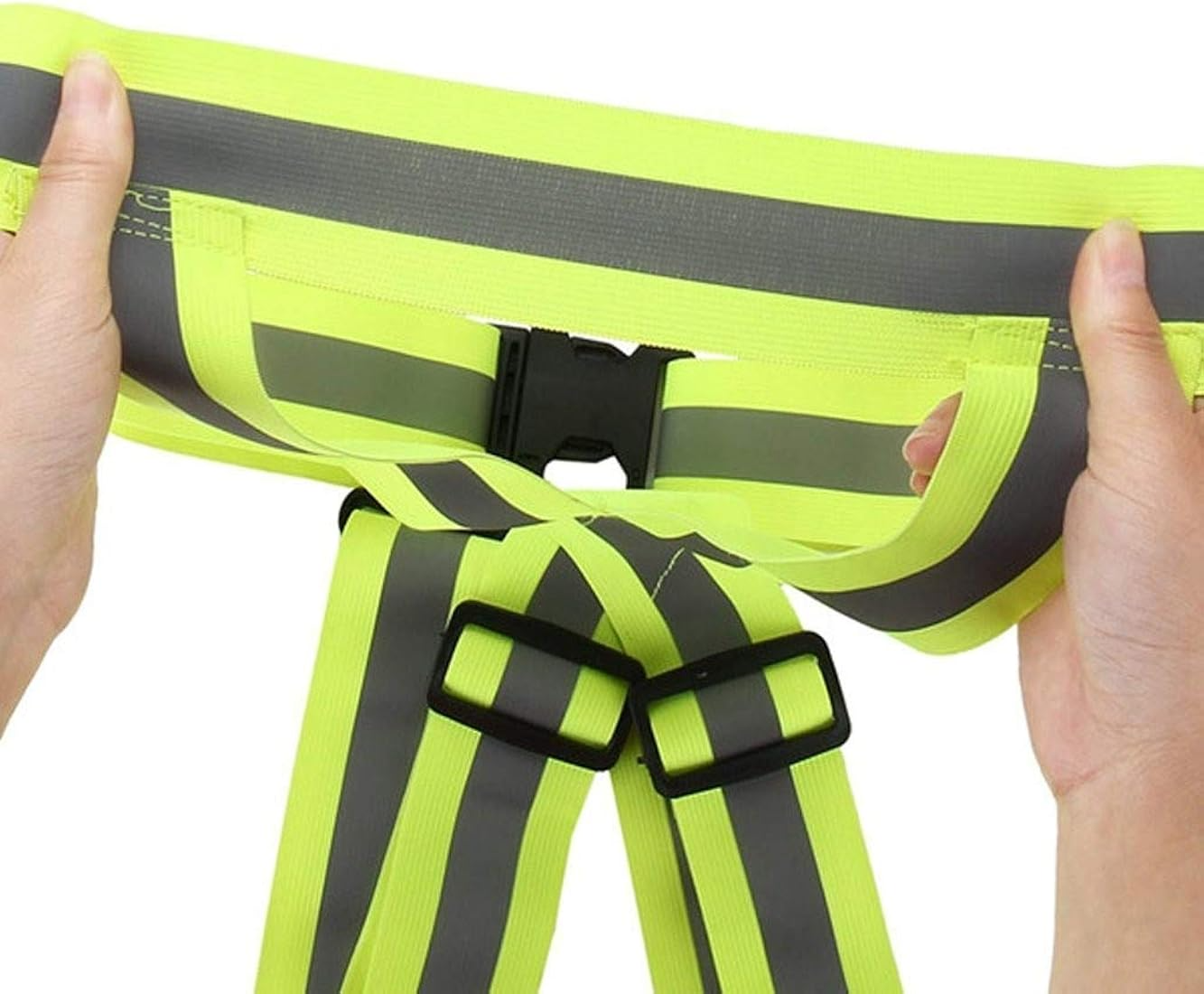 Reflective Safety Cross Belt - Color: Neon Green