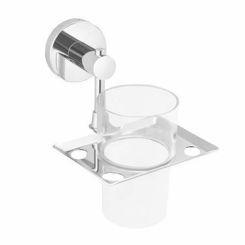 Silver Ss Toothbrush Holder