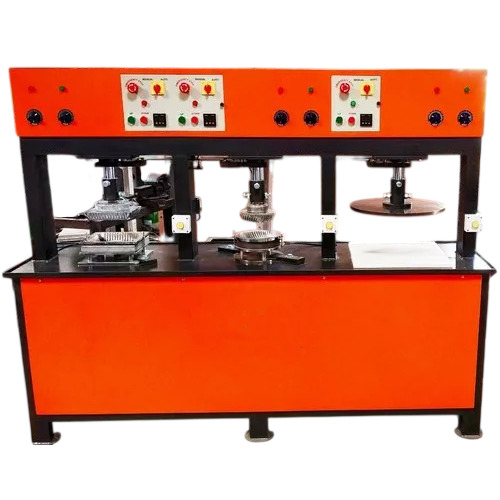 Triple Die Paper Plate Making Machine - Capacity: 14000-16000 Pieces In 8 Hours