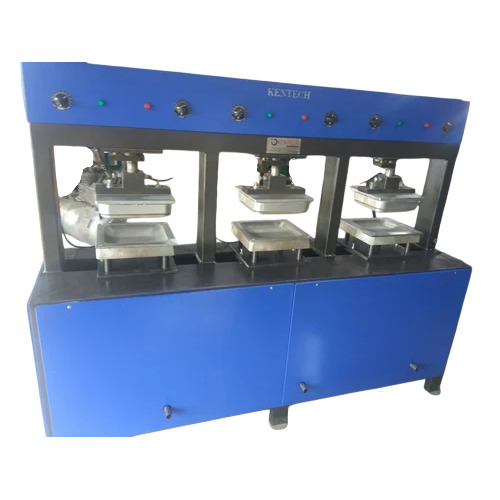 3 Die Semi Automatic Areca Plate Making Machine