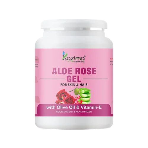Aloe Rose Gel - Aloe Vera Gel, 500gm | Multipurpose Skin Care, 99% Purity