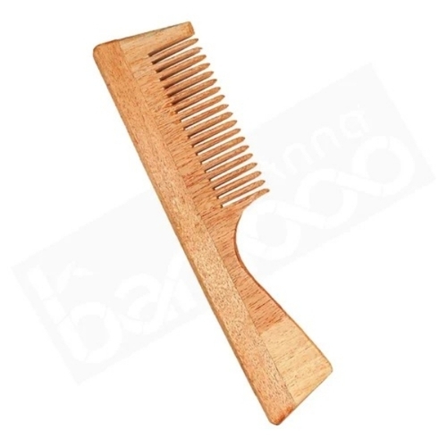 Brown Neem Wood Hair Comb