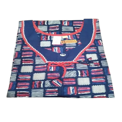 Cotton Printed Fancy Nighty