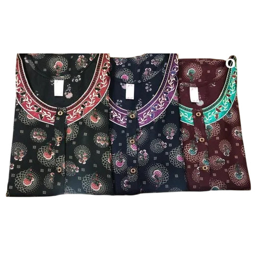 Fashionable Alphine Cotton Nighty