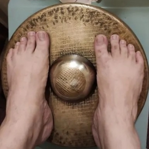 Kansa Thali Foot Massage Machine