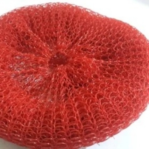 Purple Plastic Dish Mesh Scrubber