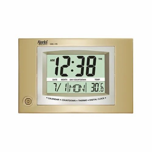 Rectangle Digital Wall Clock
