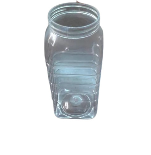 Square Transparent Pet Jar