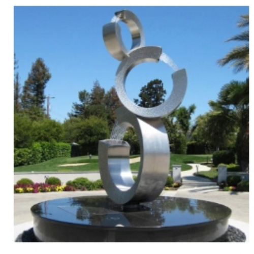 Steel fountain