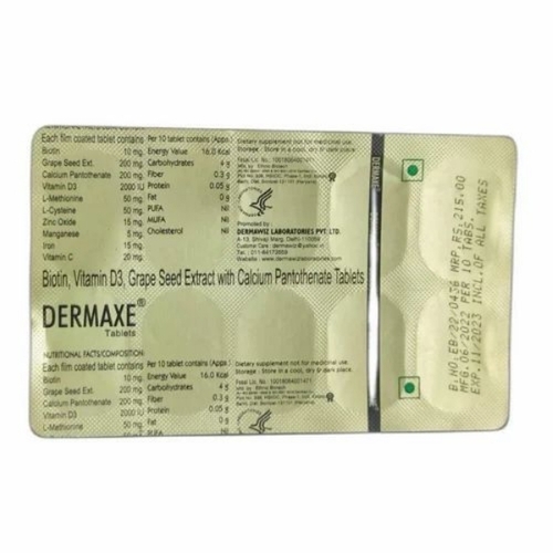 Vitamin D3 Grape Seed Extract Calcium Pantothenate Tablet