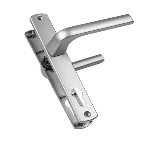 Aluminum Door Lock - Aluminum, Silver, Rectangle | Durable, Fine Finished, 6 Month Warranty, Keys Included